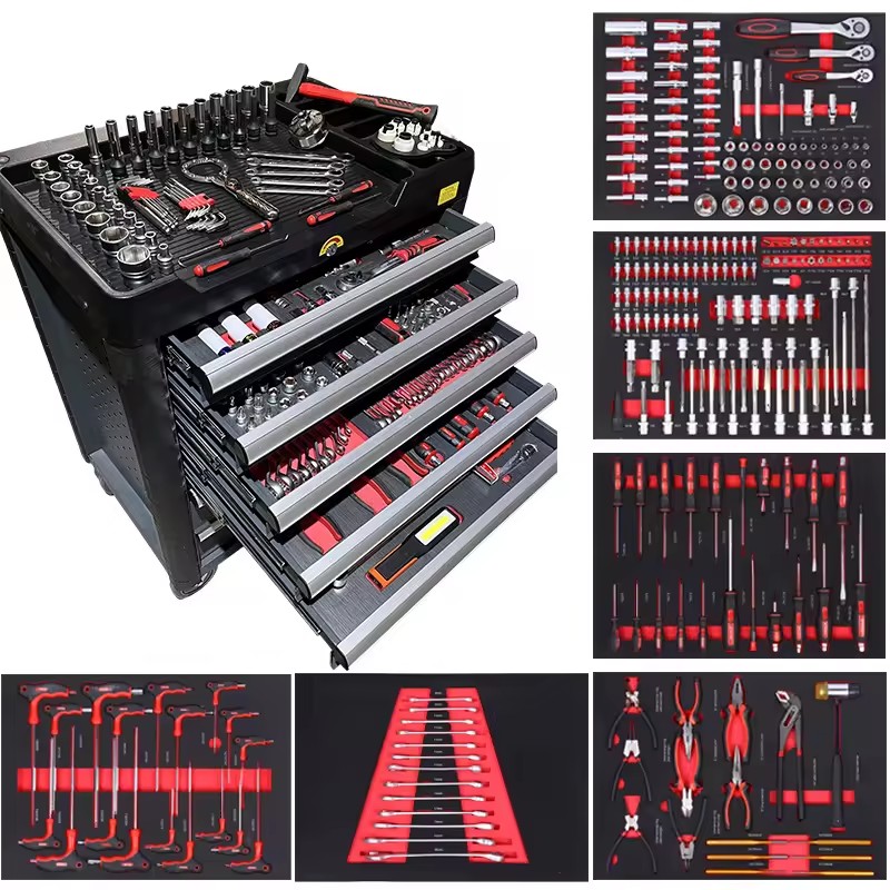 Professional 352PCS Mechanic Tool Set Complete Carbon Steel Auto Repair Tool Kit with Heavy Duty Storage Case