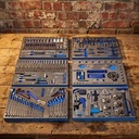 Wholesale 424Pcs Durable Carbon Steel Mechanic Tool Set Universal Repair Tools for Auto Shop & Mechanical Maintenance