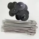 Pigeon Steel Solar Panel Mesh Clip Wire Mesh Clip to Prevent Solar Panel Exclusions