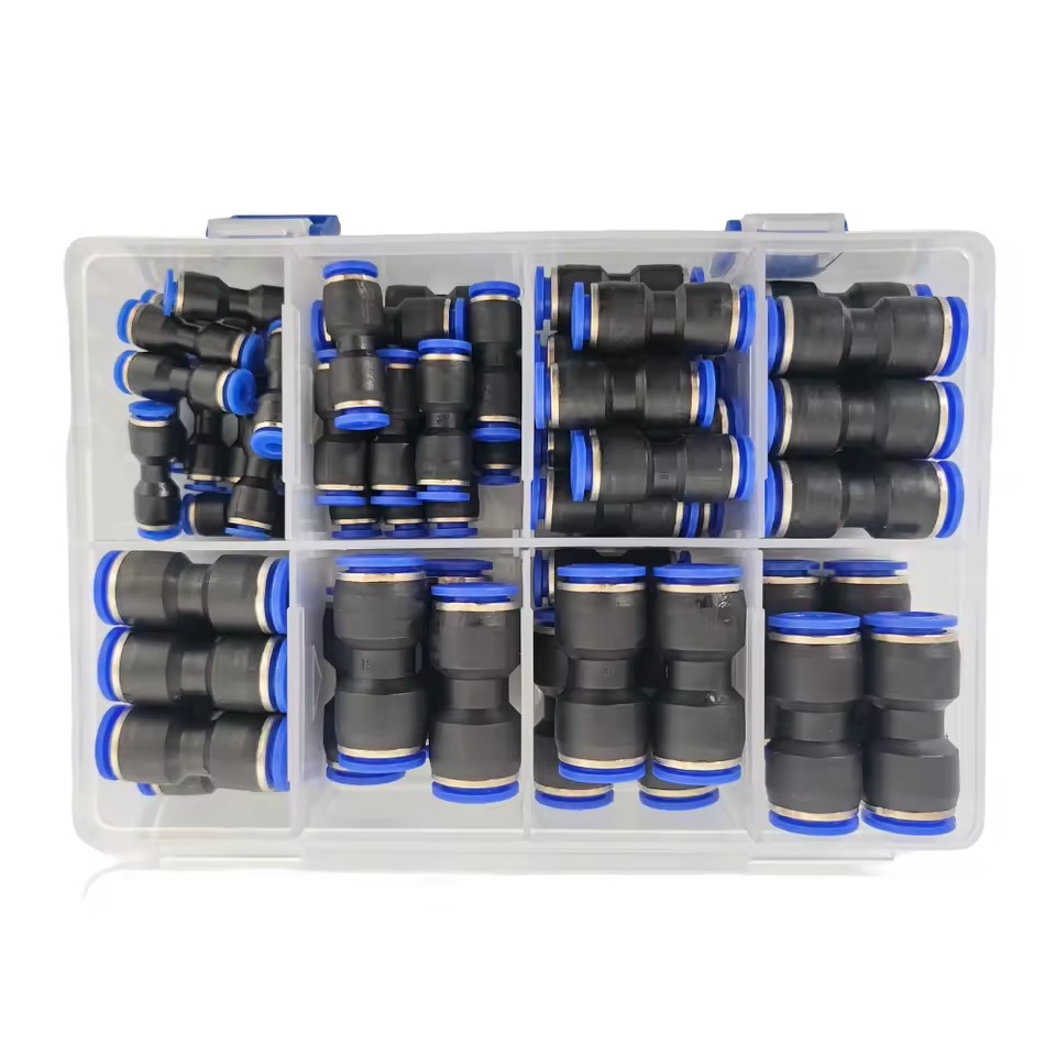 Pneumatic PU Outer Diameter Press Connection Accessories Fittings