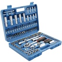 108 Piece 1/2,3/8,1/4 Inch Drive Flexible Head Rotator Ratchet Handle Wrench Socket Set