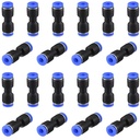 High Quality Pneumatic Release Plastic air Line Straight Push to Connect Pipe Tube Fittings for 4/6/8/10/12/14/16mm Tubes