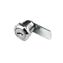 Small Size Easy Install Zinc Alloy Cam Lock with Bright Chrome Plating Smooth Key Turn for Industrial Cabinets&Electric Box