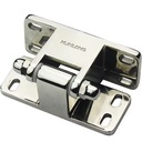 Stainless Steel SUS304 Heavy Duty Hinge Folding Hinges Modern Design Door Hinge Adjustable Mirror Polish 180 Degrees Opening