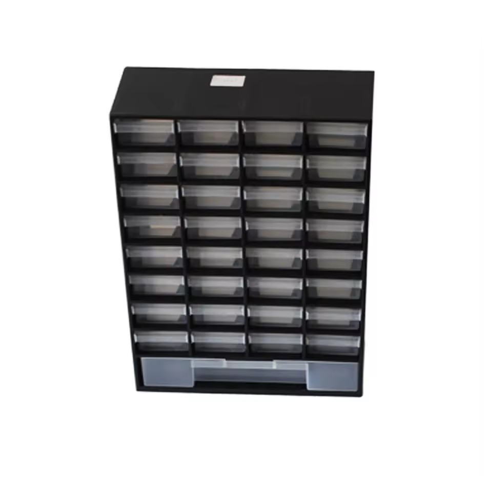 3121-12 Inch Hardware Storage Case 33 Drawer Parts Cabinet with Tool Storage Shelves OEM/ODM Customizable