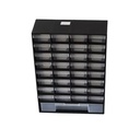 3121-12 Inch Hardware Storage Case 33 Drawer Parts Cabinet with Tool Storage Shelves OEM/ODM Customizable