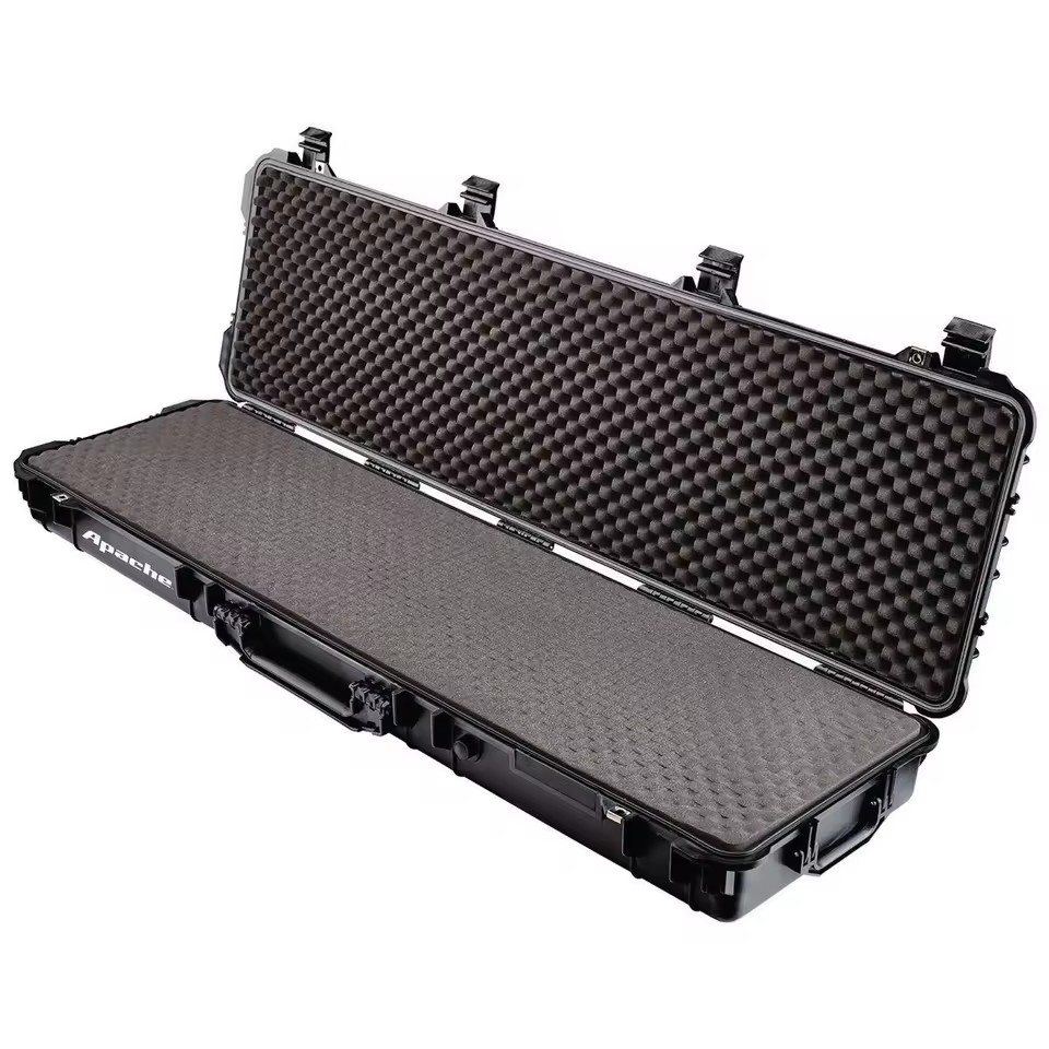 Hard Plastic pp Waterproof Long case with Lock Foam