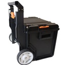 Stackable Plastic Drawer Tool Case Box With Wheels Tool Trolley Set