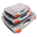 Small Tools Organizer Parts Storage Box With Removable Plastic Dividers for Hardware
