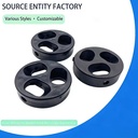 Injection Molded Circular Porous Plastic Parts - Custom Multi-Hole Plastic Components for Furniture