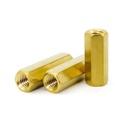 High Precision M3 M4 Hexagonal Brass Spacer Columns Double Threaded Fasteners for Electronics Hardware Assembly