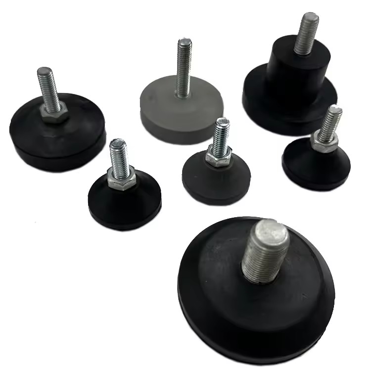 Customized Various Types Household Rubber Stopper Silicone Rubber Furniture Leg Leveler Adjustable Foot Leveling SR-A020