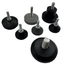 Customized Various Types Household Rubber Stopper Silicone Rubber Furniture Leg Leveler Adjustable Foot Leveling SR-A020