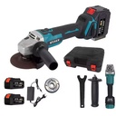 Industrial Grade Brushless Lithium Cordless Angle Grinder with Slide Switch 4.0Ah Battery for Cutting & Polishing