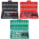 46pcs Durable Carbon Steel Ratchet Wrench Socket Set Multi-Functional Automotive Repair Tool Kit OEM Customizable 1 Set