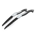 Handmade Woodworking Folding Saw-Carbon Steel Blade Ergonomic Plastic Handle 18-35cm Length for Home & Gardening Use