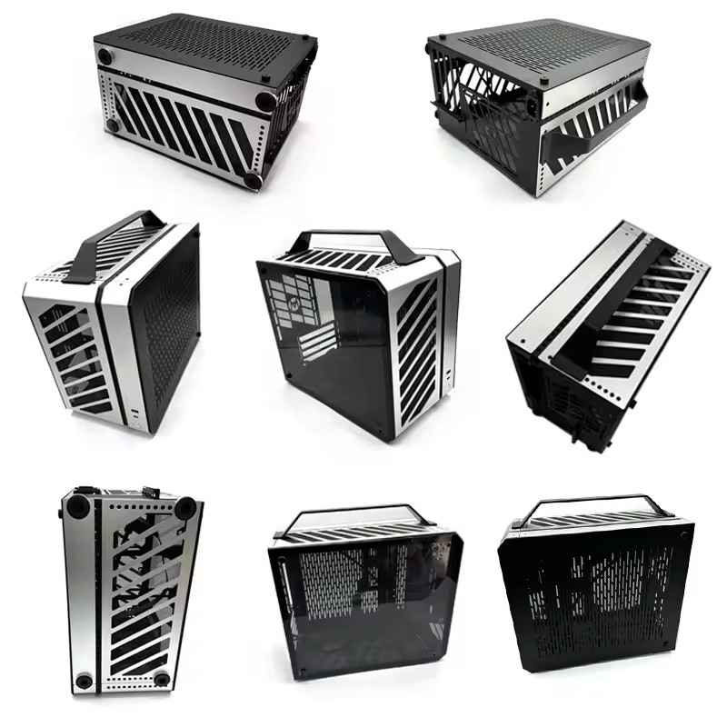 OEM Aluminum Stainless Steel Products Sheet Metal Fabrication Enclosure Box Welding Parts Cabinet Laser Cut Brackets Stainless