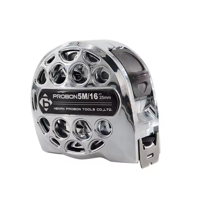 PROBON Wholesale High-precision 3M 5M 7.5M Metric Custom Hollow Water-Proof Stainless Steel Construction Tape Measure with Stand