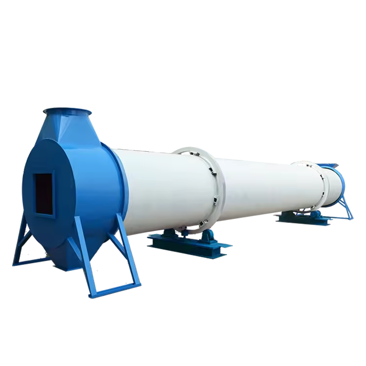 Agricultural Waste Dryer Rotary Drum Type with Pump and Remote Monitoring for Straw Sawdust