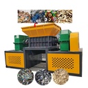 600 Double Shaft MSW Shredder Automatic PVC Shredder Paper Cardboard Plastic Crushing Machine for Sale