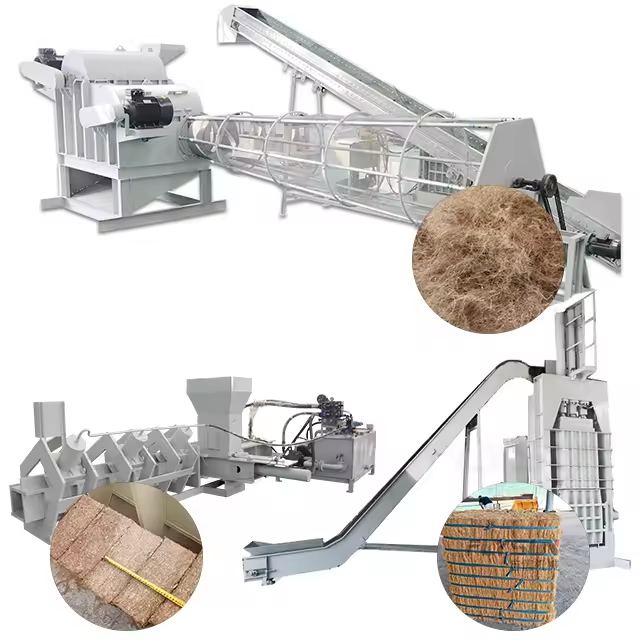 Coconut Shell Processing Complete Plant for Charcoal Production Biomass Fuel and Coconut Shell Crushing System