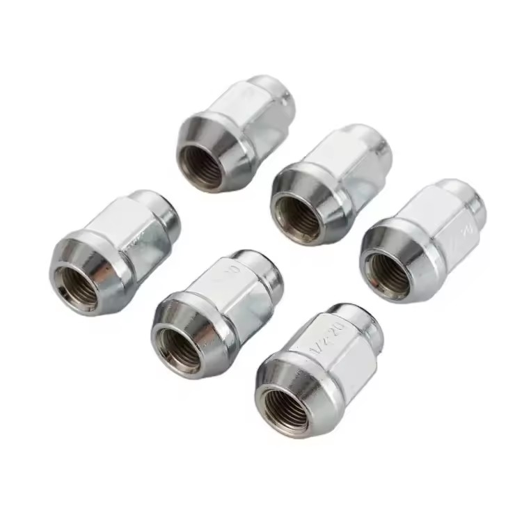 High Quality DIN934 Hexagon Wheel Lug Nuts Nickel Plated for Mining & Healthcare Applications