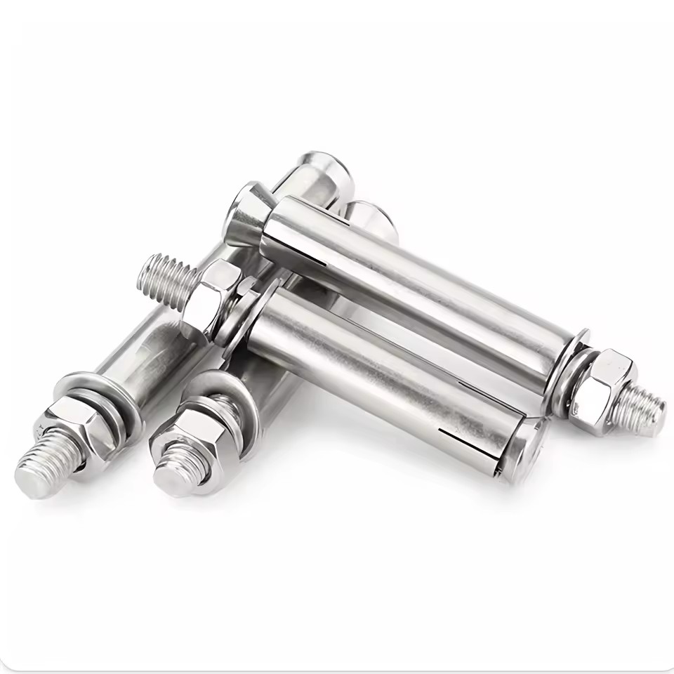 Professional Factory Stainless Steel Expansion Anchor Bolt with Nuts and Washers Galvanized Zinc Plated for Industrial Use