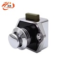 LYTX009 Plastic Knob Door Lock Nylon Cabinet Push Lock Cabinet Lock RV Push Button Lock RV Lock RV Furniture Cabinet