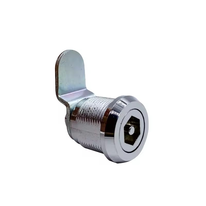 Mini 16mm Hex Keyless Security Pin Zinc Alloy Cam Lock for Cabinet Letterbox with 50mm Backset Tool Box Access