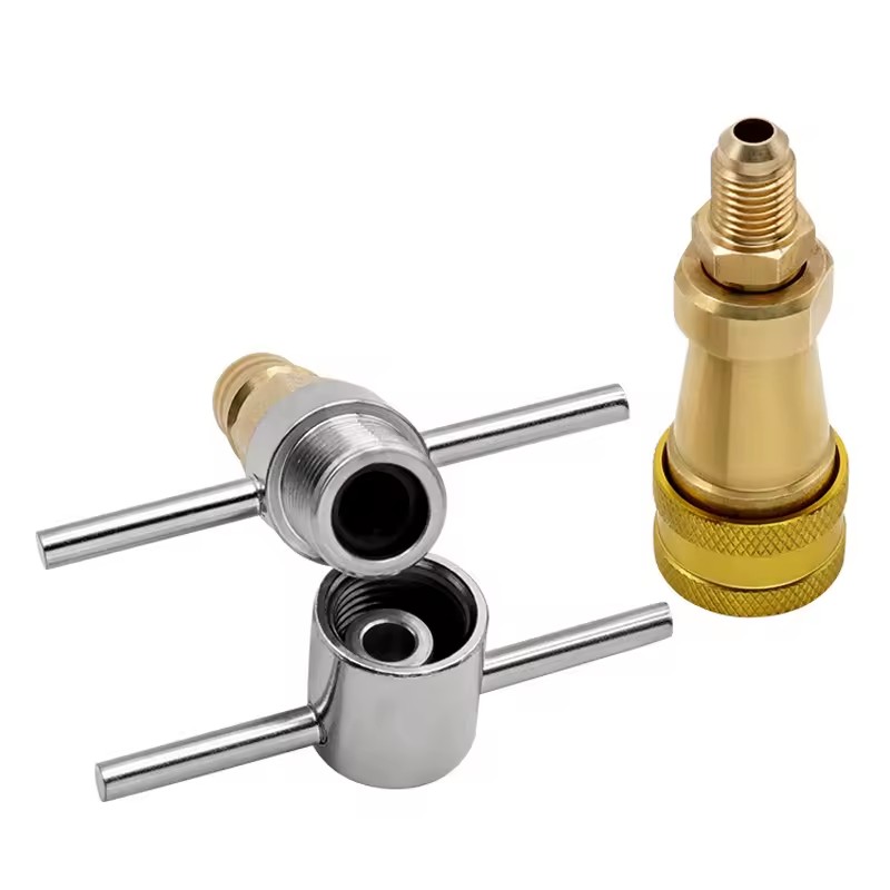 Tools High Pressure Washer 1/4 Refrigerator Quick Coupling Brass Washer Quick Connect Plug