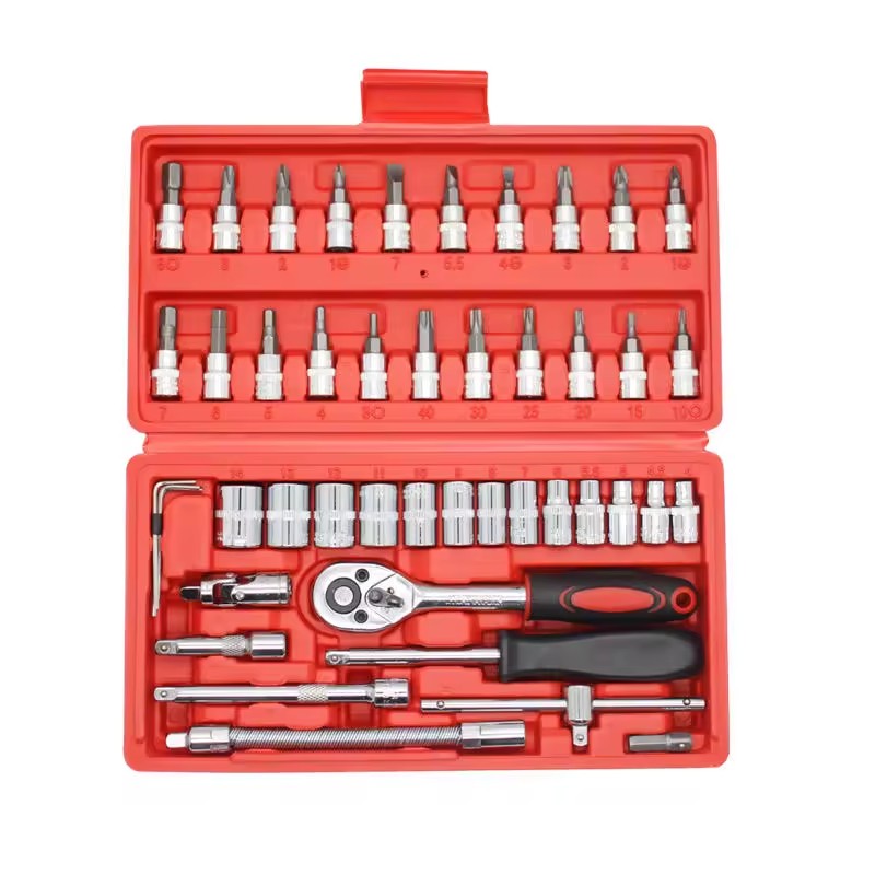 Professional Home Use OEM Tool Set CRV Screwdriver Drill Hard Case Household Hand Operated Carbon Steel Optimized for Use