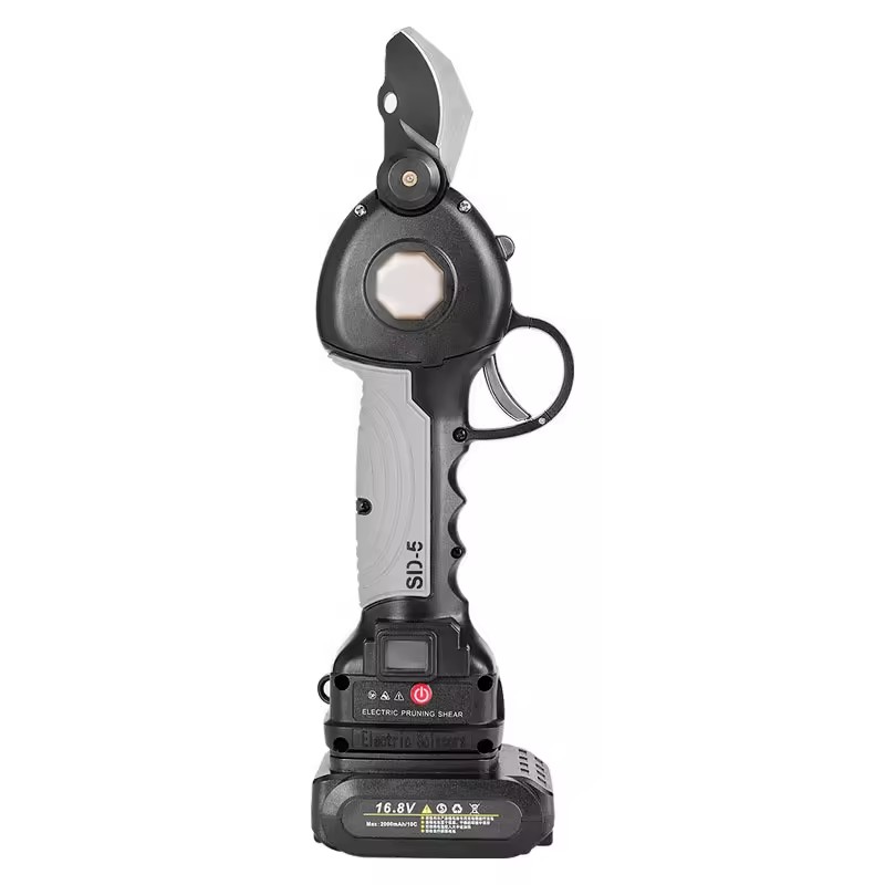 Professional Cordless Garden Electric Scissors Tree Branch Pruner Lithium Battery Steel Shear Machine for Plant Pruning