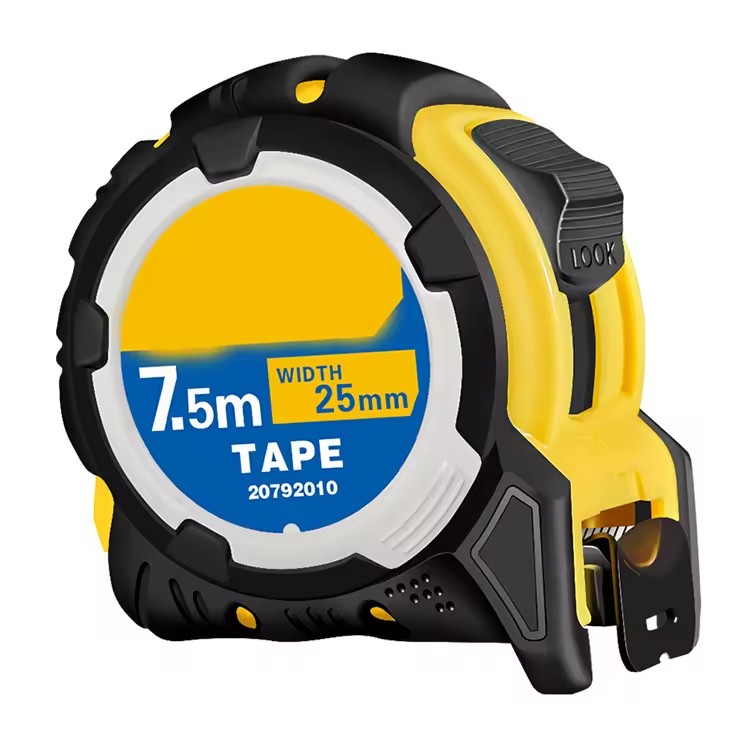 3m 5m 7.5m Durable Industrial Anti-Drop Anti-Rust Thickened Steel Measuring Tape Custom Logo Rubber Coat Tape Measure