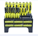 SOLUDE 100pcs Hand Tool Sets Tool Set with Screwdriver and Precision Screwdrivers and Inserts and Socket Rod