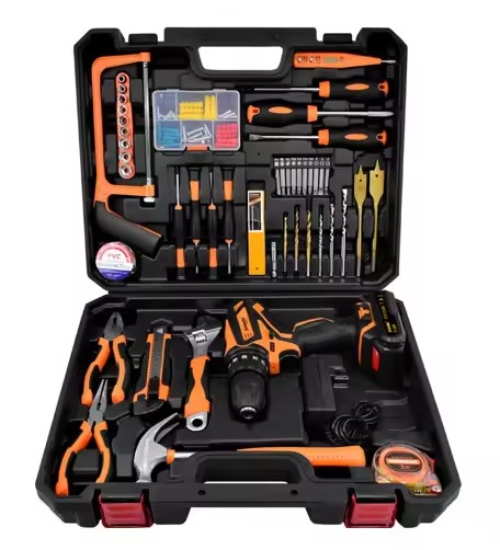 High Quality Cordless Drill Power Tools Chargeable Drilling Machine Set Household Tool Kit Power Tool Set
