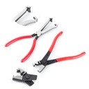 DIY Automotive Repair High-Carbon Steel Straight/Bent Jaw Wire Connector Remover Power-Off Pliers Set Wiring Harness Pliers