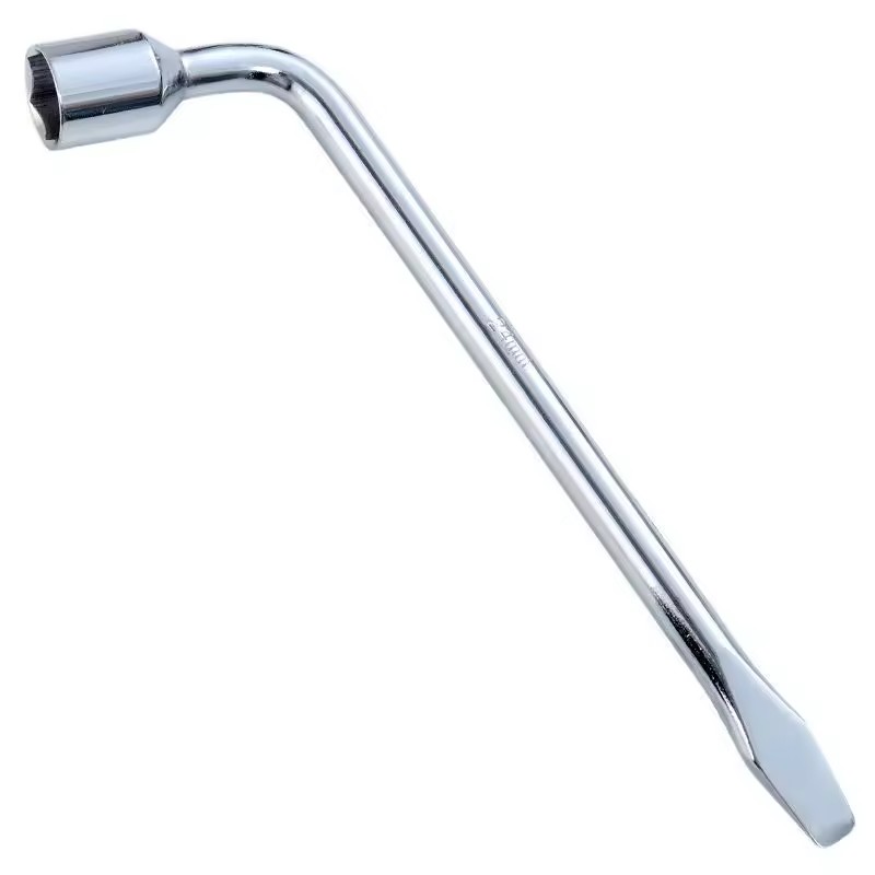 L-shaped Metric High-Carbon Steel Tire Wrench Car Spare-Tire Changer Remover Cigarette-Type Socket Head Vehicles