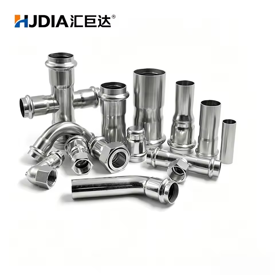 Sanitary Double Clamp Elbow SS304 DN20 High-Pressure Resistant Corrosion-Resistant Stainless Steel Pipe Fitting for Food
