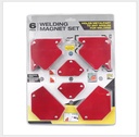 6-Piece Magnetic Welding Positioner Multi Angle Holder
