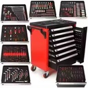 Oem New Arrival 258pc Auto Repair Tool Cart Set 296pc Hand Push Tool Cart 7-layer Heavy-duty Mechanical Tool Sets