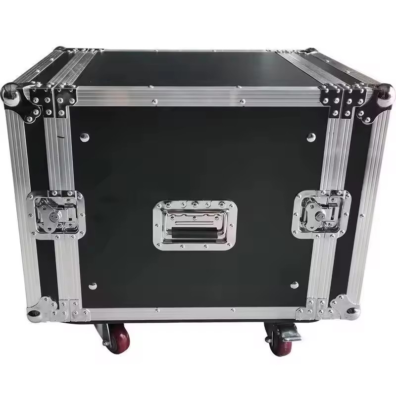 Aluminum Flight Case 4U-20U Rack Standard Sizes Custom Waterproof Durable Metal Lock Protective Case Custom Logo OEM
