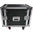 Aluminum Flight Case 4U-20U Rack Standard Sizes Custom Waterproof Durable Metal Lock Protective Case Custom Logo OEM