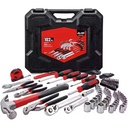 10 in 1 Professional Screwdriver Mecanic Rachet Spanner Sets Tool Box Set Hand Tool Socket in Plastic case