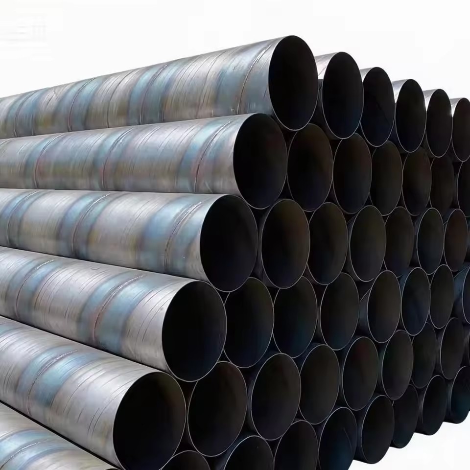 Factory Stock Carbon Steel ERW Welded Pipe Tube 219-520mm for Construction Welding Bending Cutting Services Grades Q195-Q345