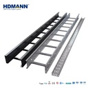 Custom Different Material Size FRP Cable Tray Ladder Galvanized Cable Ladder Cable Tray With Accessories and Fittings