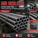 DIN 1629 ST52 Carbon Steel Pipe Precision Cold Drawn for Machine Components DIN Exporter