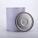 Multi-size TINPLATE Sealed Tin Pail Portable Container with OEM Logo and Custom Color for Chemical Storage (1L-20L)