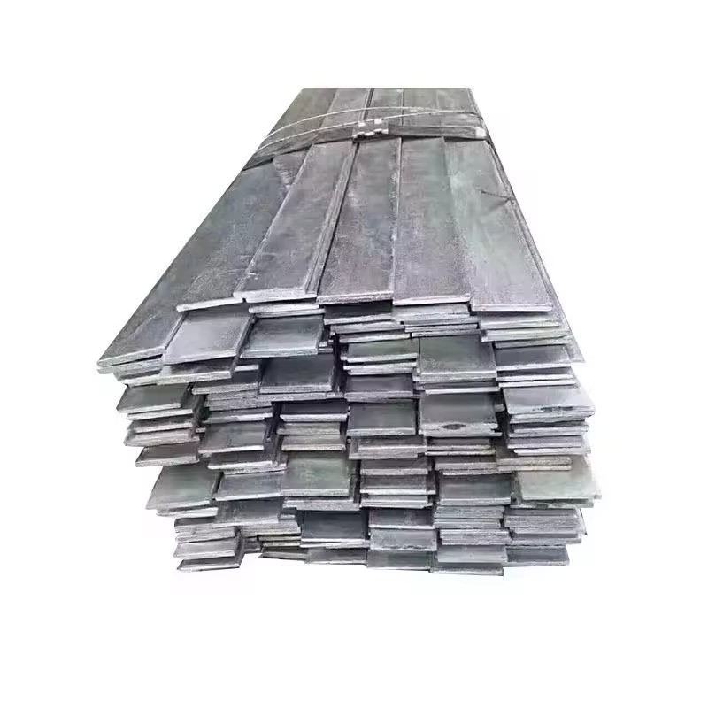 High Strength Hot Rolled Alloy Steel Flat Bar Q345B/Q235B Grade Smooth Finish Construction Building Mold Cutting 5-15m
