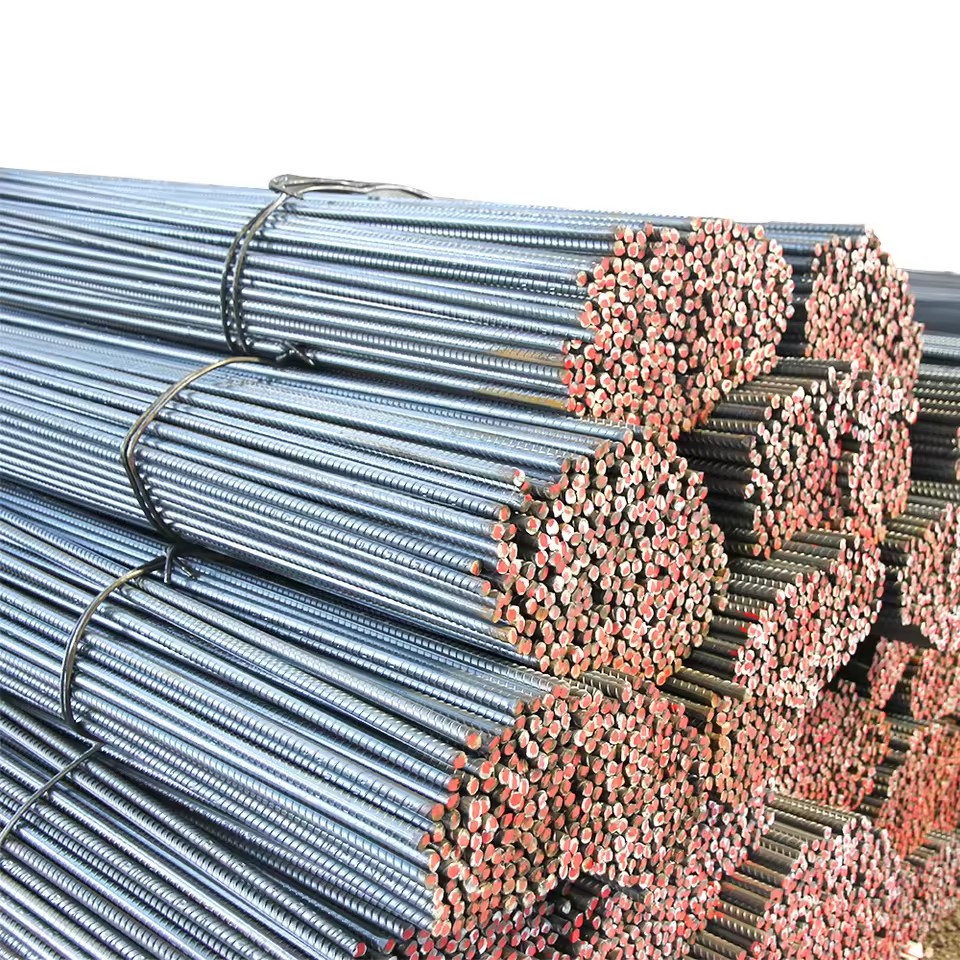Bst500 HRB400 5mm 8mm 16mm Twisted Reinforcing Steel Bar 6mm 12m Length Cutting Bending Welding