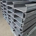 1/6 Galvanized 4 Inch Lip Channel C Section Carbon Steel Purlin for Construction Use with Cutting and Welding Services